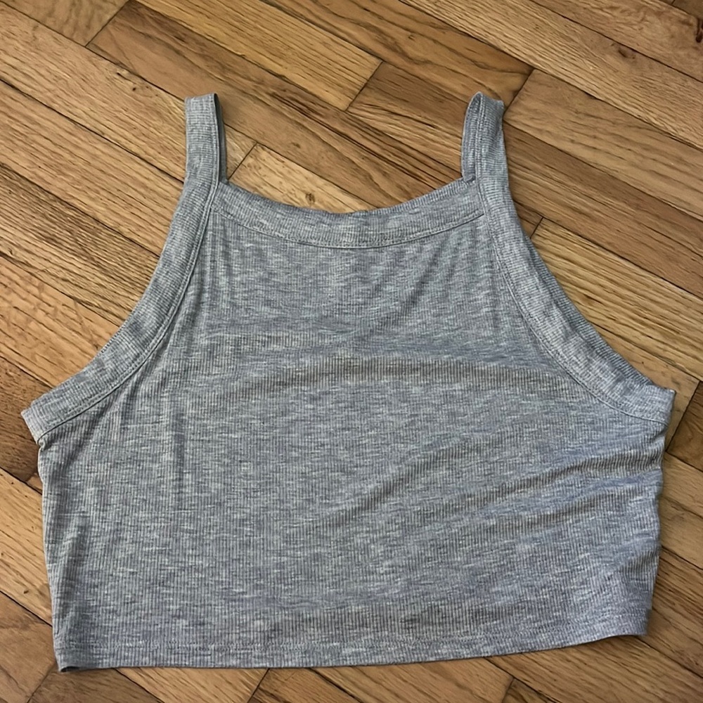 grey tank top, i just grew out of it:)